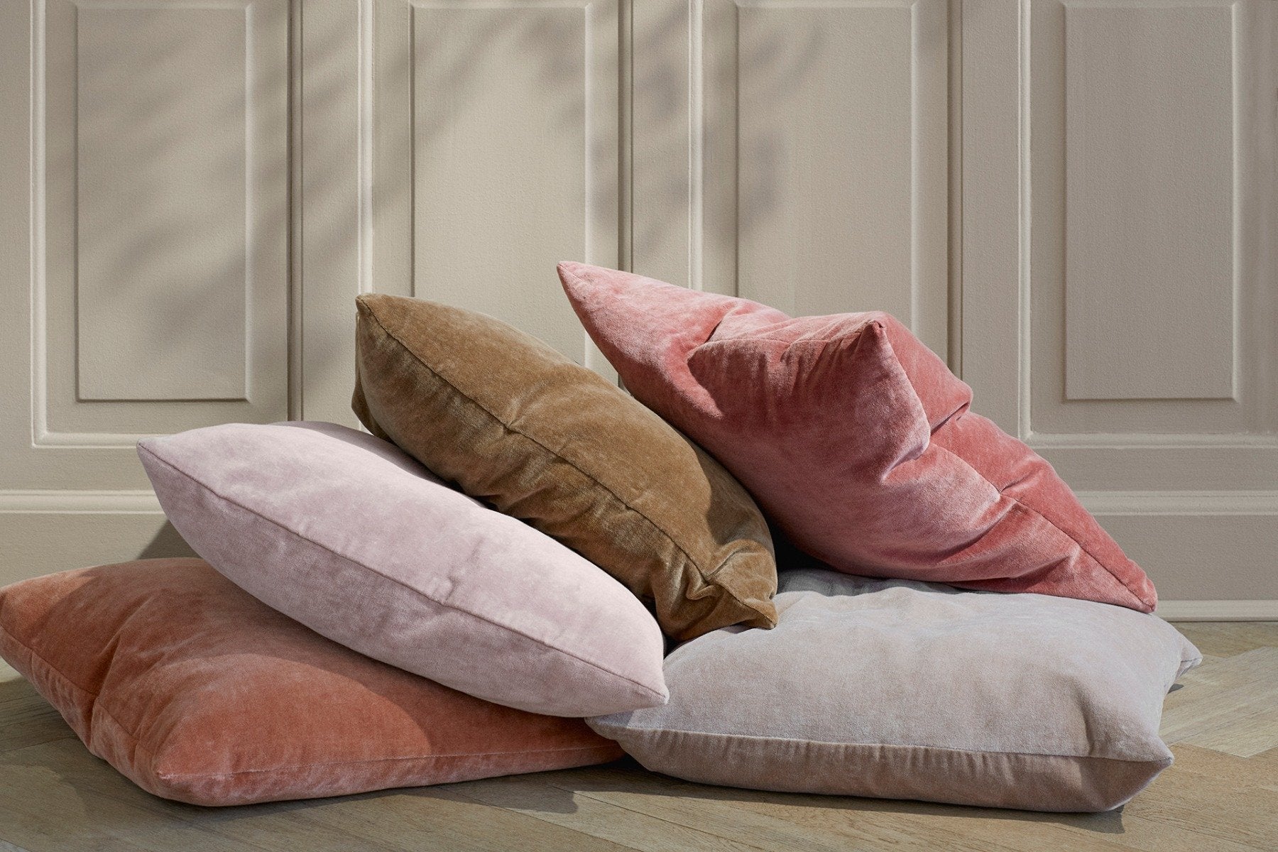Cozy Living Velvet earth pude - 50 x 50 cm - Bahne